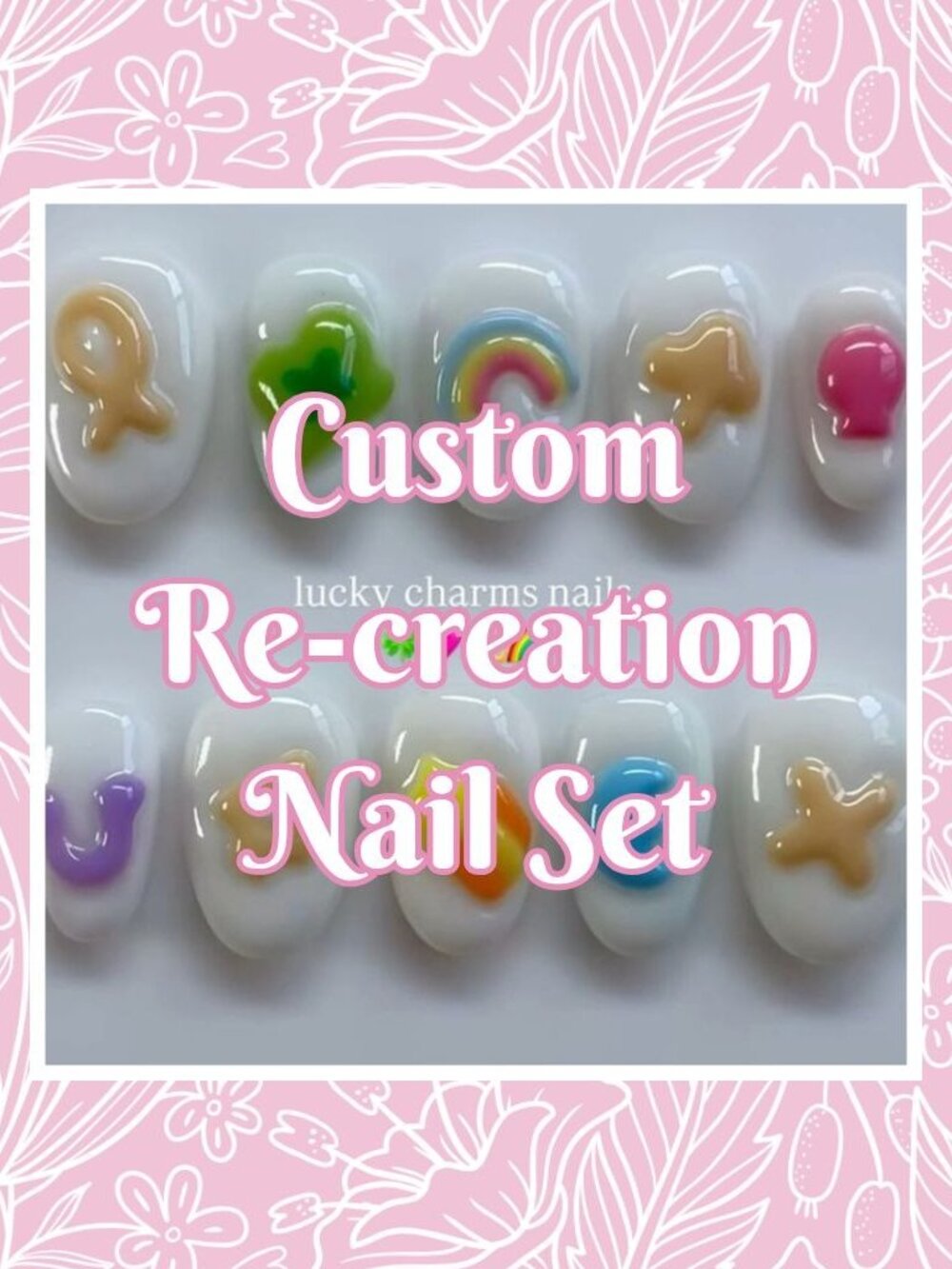💅 Custom Re-Creation Press-On Nails (Made to Order)